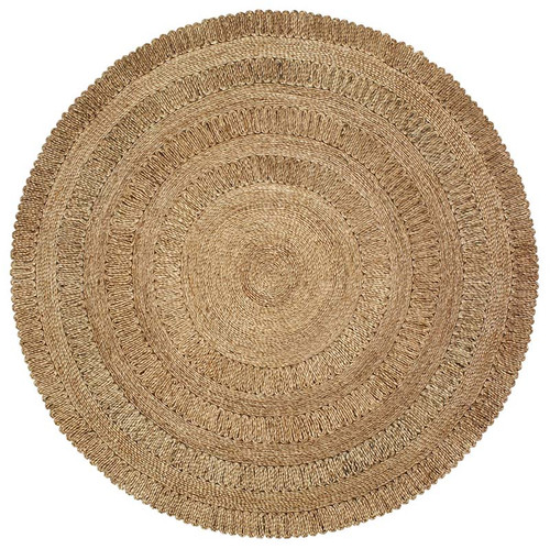 LR Resources Natural Jute 12034 Gray Rug