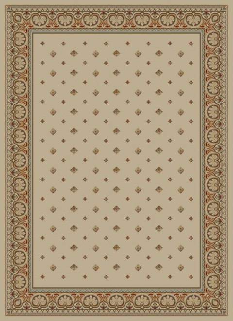 Concord Ankara 6302 Pin Dot Ivory Area Rug