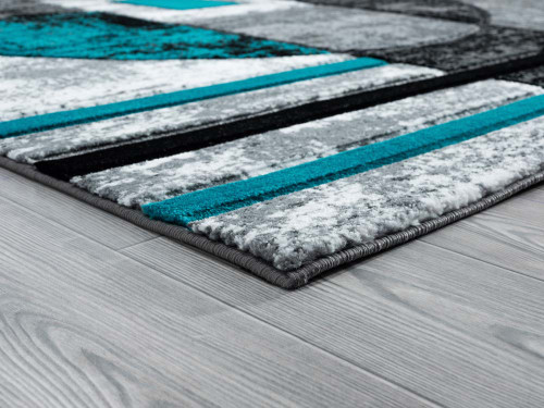 United Weavers Bristol 2050 10169 Epsilon Turquoise Rug
