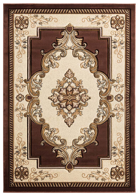 United Weavers Bristol 2050 10551 Fallon Chocolate Rug