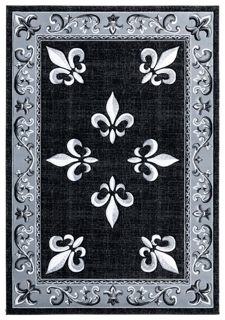 United Weavers Bristol 2050 11070 Casselton Black Rug