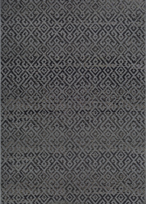 Couristan Monaco Pavers 2440-2206 Black Area Rug