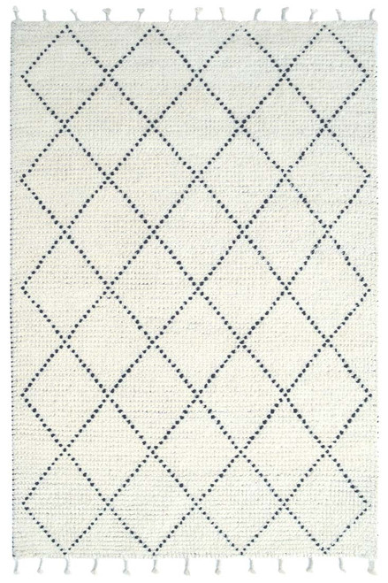 Dynamic Celestial 6952 190 Ivory Black Area Rug