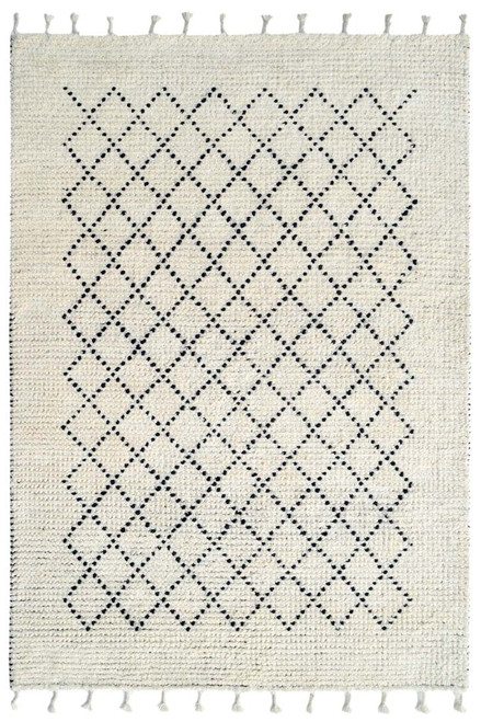 Dynamic Celestial 6953 190 Ivory Black Area Rug