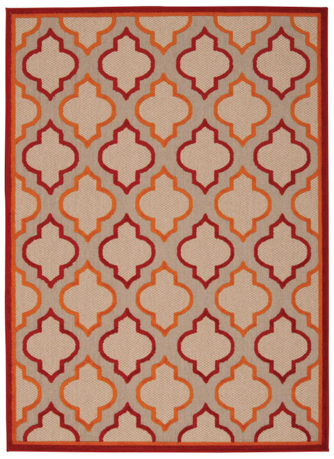 Nourison Aloha ALH06 Red Area Rug