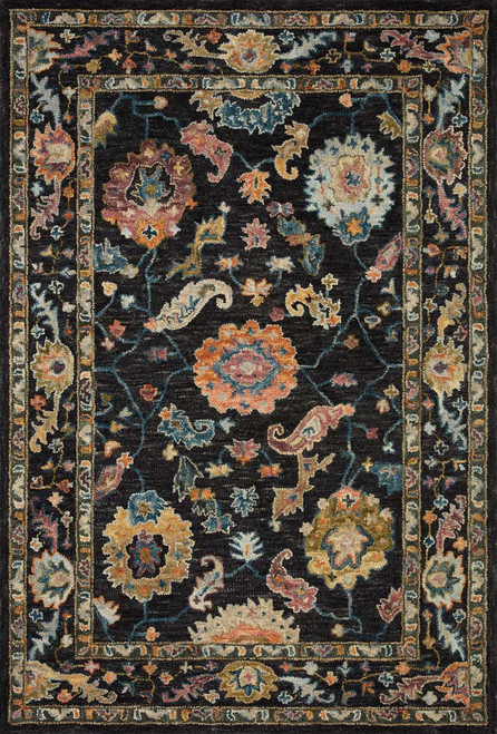 Loloi Padma PMA-01 Black Multi Rug