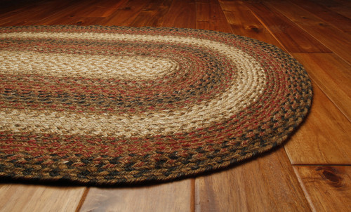 Russet Braided Rug by Green World & Homespice