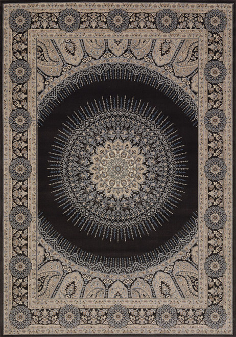 United Weavers Subtleties 751-01277 Drake Charcoal Area Rug