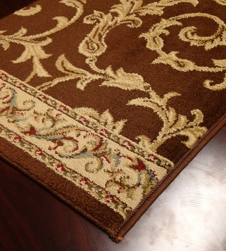 BRI01 Brown Carpet Hallway and Stair Runner - 26" x 19 ft