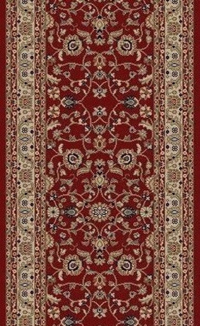 BRI06 Red Carpet Hallway and Stair Runner - 26" x 9 ft