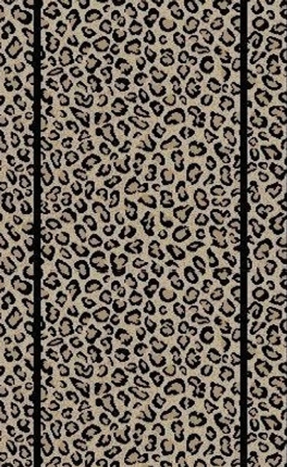 BRI11 Cheetah Carpet Hallway and Stair Runner - 26" x 8 ft