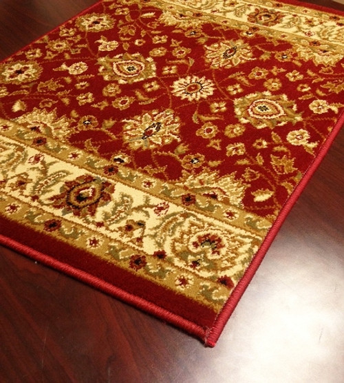 RIO04 Red Carpet Hallway and Stair Runner - 26" x 23 ft
