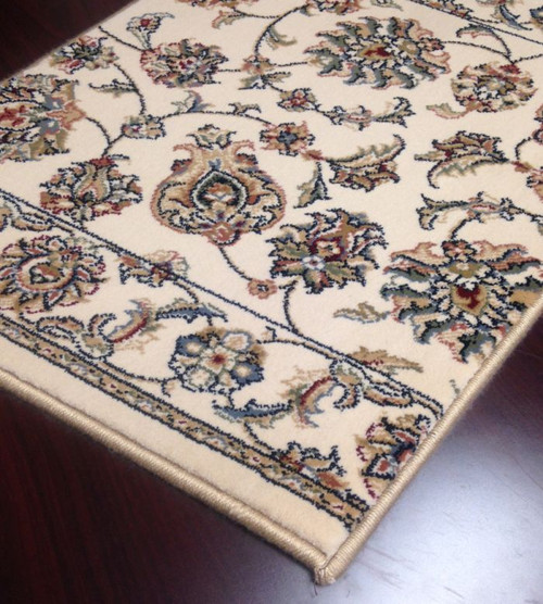 SHA07 Ivory Carpet Hallway and Stair Runner - 26" x 16 ft