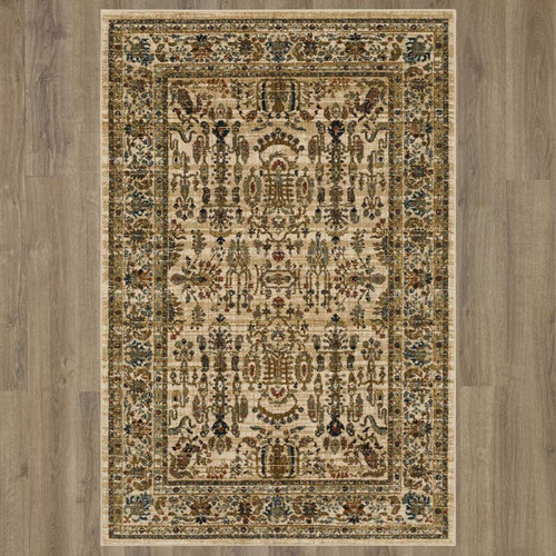 Karastan Spice Market 90931 70038 Cassia Cream Rug