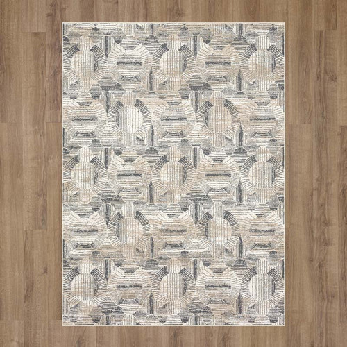 Karastan Vanguard by Drew and Jonathan Home 92360 4545 Valiant Frost Grey Rug