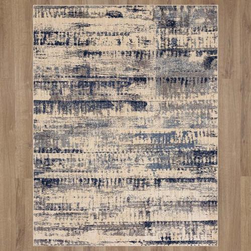 Karastan Vanguard by Drew and Jonathan Home 92363 50139 Ephemeral Ink Blue Rug