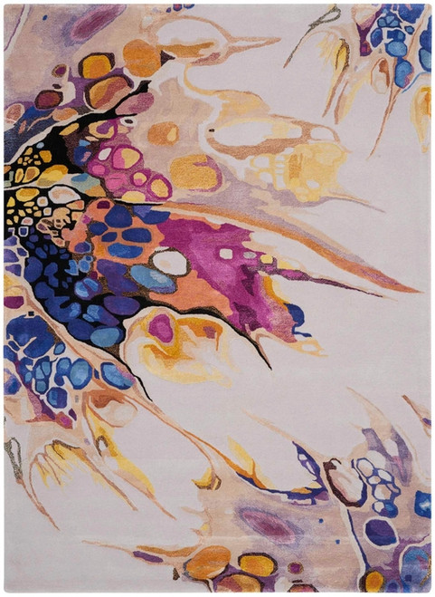 Nourison Prismatic PRS20 Grey Lilac Multi Rug