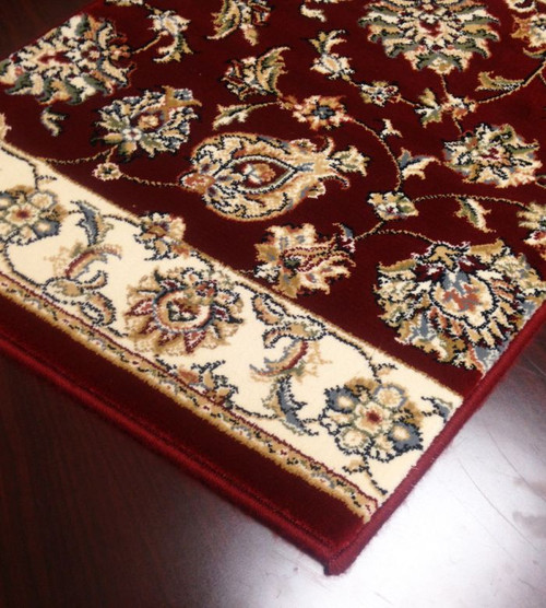 SHA07 Burgundy Runner - 31" x 8 ft