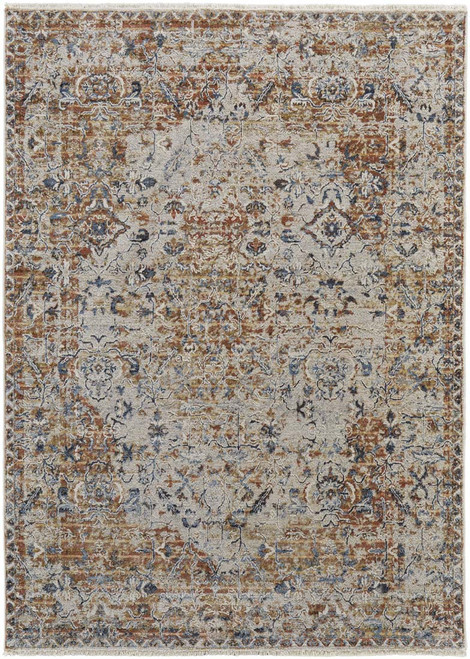 Feizy Kaia 39HVF Beige Multi Rug