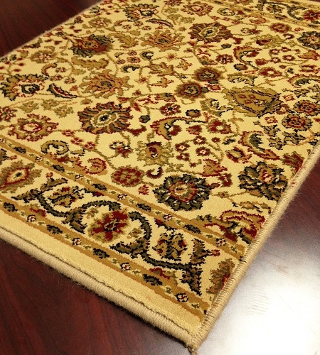 WO02 Ivory Carpet Hallway and Stair Runner - 26" x 17 ft