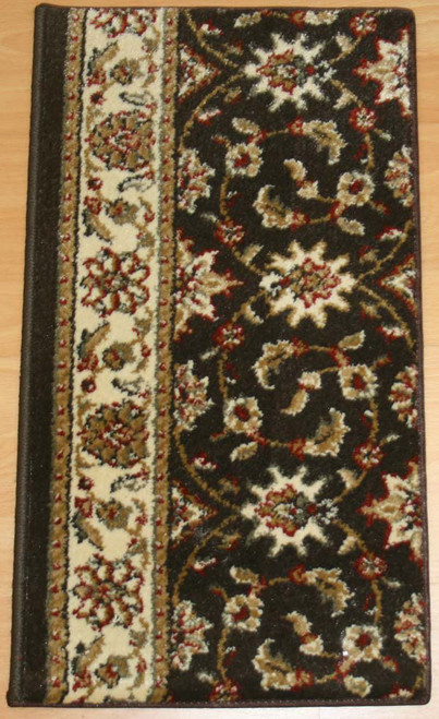 Como 1592 Chocolate Carpet Hallway and Stair Runner - 26" x 10 ft