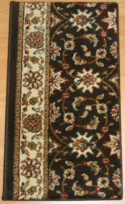 Como 1592 Chocolate Carpet Hallway and Stair Runner - 26" x 24 ft