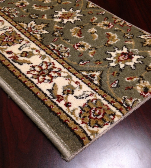 Como 1592 Sage Carpet Hallway and Stair Runner - 26" x 13 ft