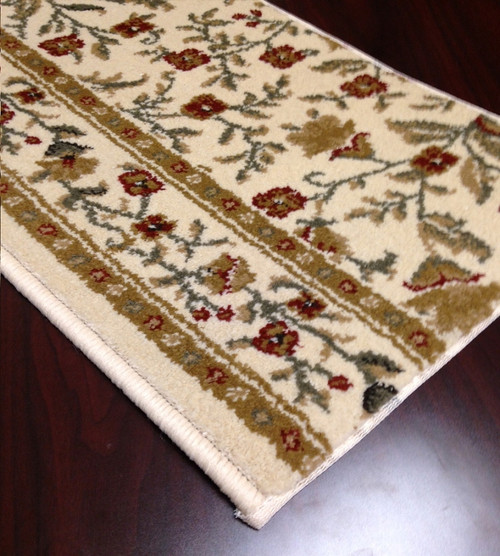 Como 1593 Ivory Carpet Hallway and Stair Runner - 26" x 14 ft