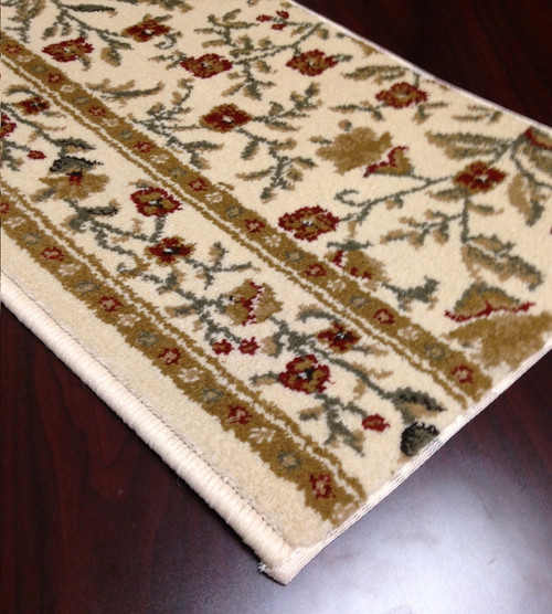 Como 1593 Ivory Carpet Hallway and Stair Runner - 26" x 29 ft