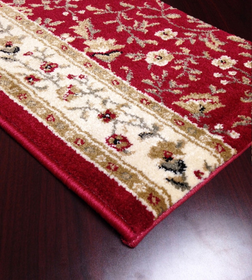 Como 1593 Red Carpet Hallway and Stair Runner - 26" x 8 ft