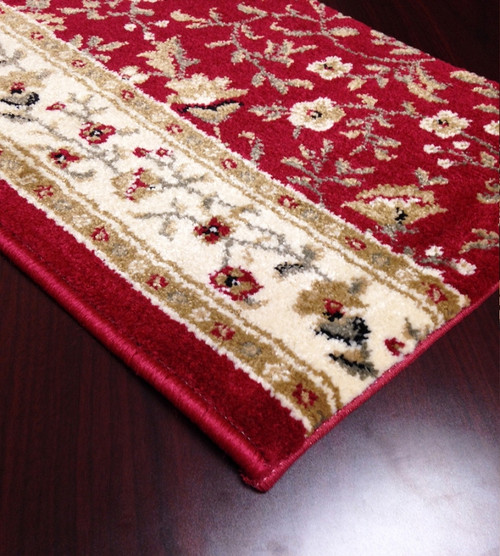 Como 1593 Red Carpet Hallway and Stair Runner - 26" x 17 ft