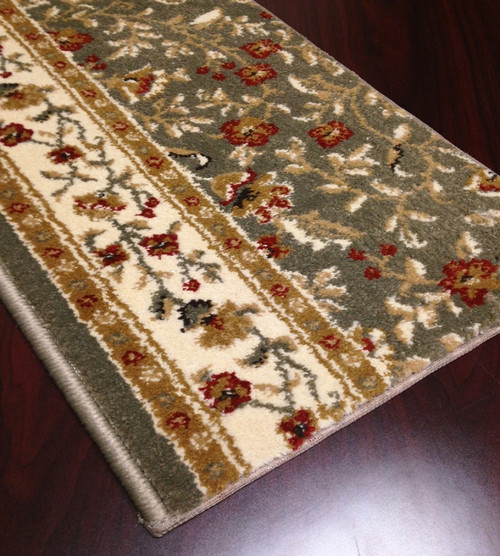 Como 1593 Sage Carpet Hallway and Stair Runner - 26" x 10 ft