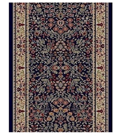 BRI02 Navy Carpet Hallway and Stair Runner - 26" x 39 ft 