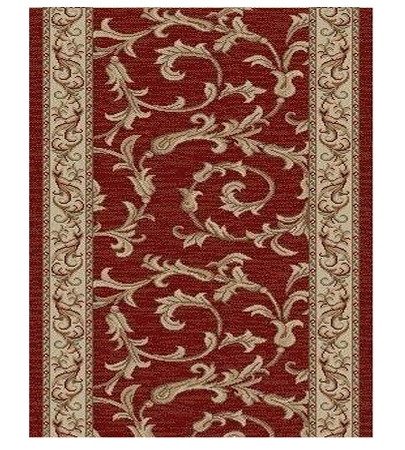 BRI01 Red Carpet Hallway and Stair Runner - 26" x 40 ft