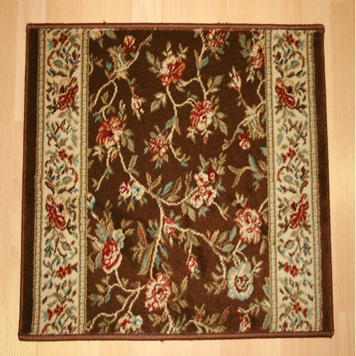 RIO05 Brown Carpet Hallway and Stair Runner - 26" x 34 ft