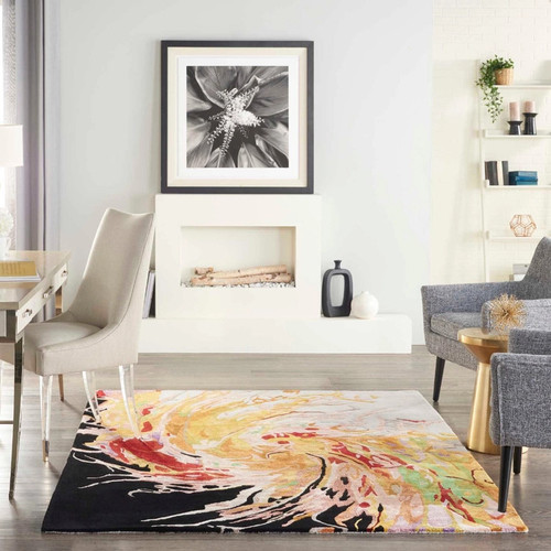 Nourison Prismatic PRS21 Multicolor Rug