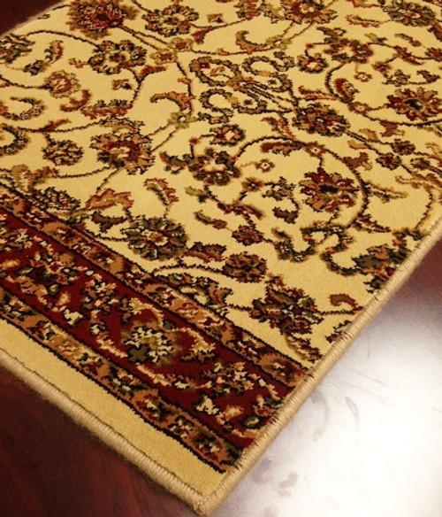 WO01 Ivory Carpet Hallway and Stair Runner - 26" x 32 ft