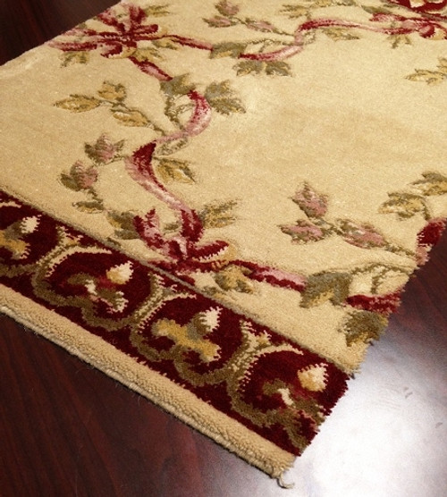 Barcelona BR01 Beige Carpet Hallway and Stair Runner - 27" x 31 ft