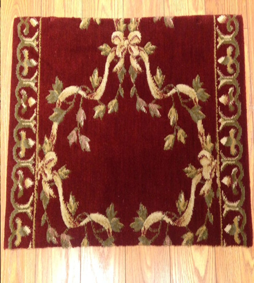 Barcelona BR01 Burgundy Carpet Hallway and Stair Runner - 36" x 31 ft