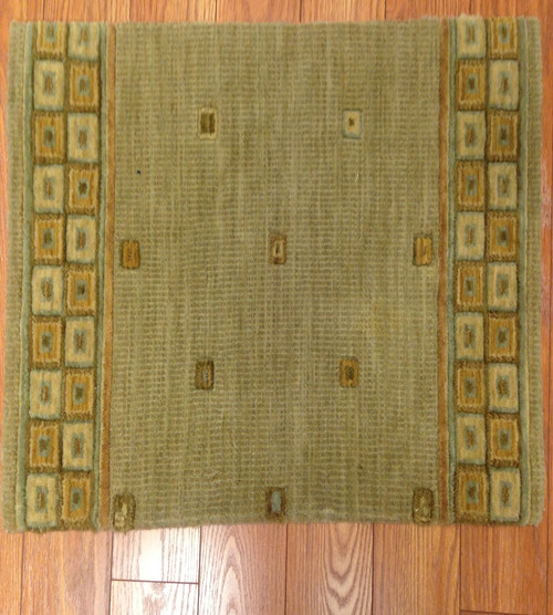 Metropolis ME01 Sage Carpet Hallway and Stair Runner - 30" x 39 ft 