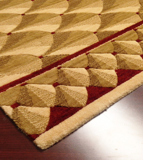 Metropolis ME03 Sand Carpet Hallway and Stair Runner - 36" x 32 ft