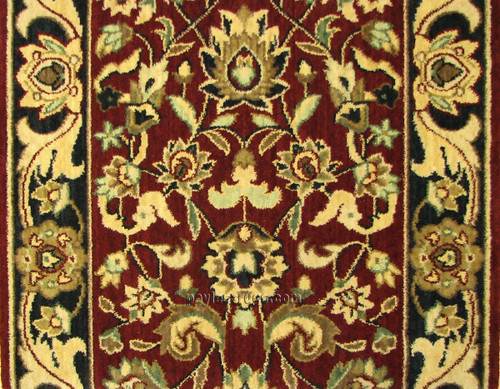 Persian Dream PD01 Burgundy Carpet Hallway and Stair Runner - 30" x 32 ft