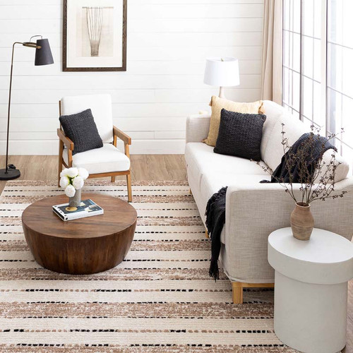 Karastan Traverse R1128 654 Traverse Lanes Tan Rug