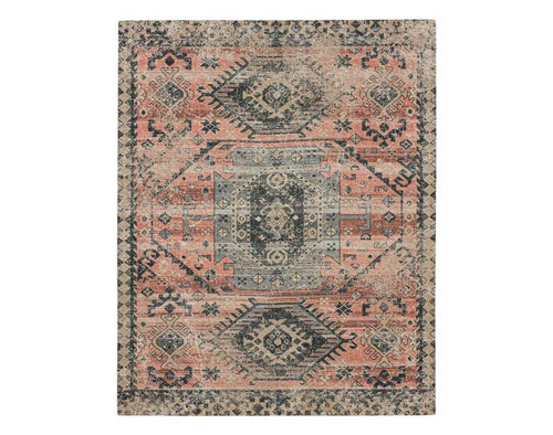 Karastan Zula R1175 705 Asmara Rose Grey Rug