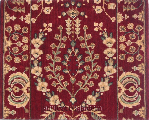 Persian Dream PD02 Burgundy Carpet Hallway and Stair Runner - 30" x 32 ft
