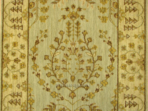 Persian Dream PD02 Light Green Carpet Hallway and Stair Runner - 41" x 34 ft
