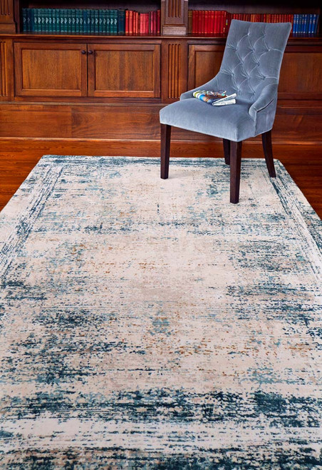 Bashian Highland H117-HLD308 Ivory Blue Rug