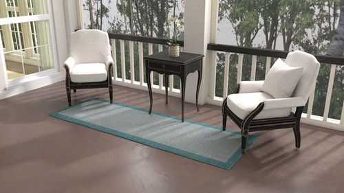 Bashian Lanai L126-LAN102 Aqua Rug