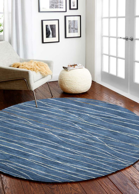 Bashian Greenwich R129-HG238 Azure Rug