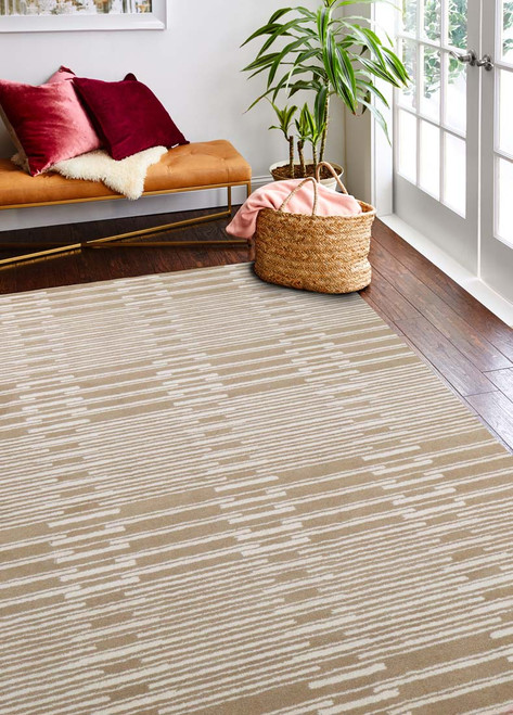 Bashian Chelsea S185-ST264 Beige Rug